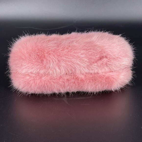 Skinnydip Faux Fur Box Clutch Bag In Pink - Picture 4 of 11